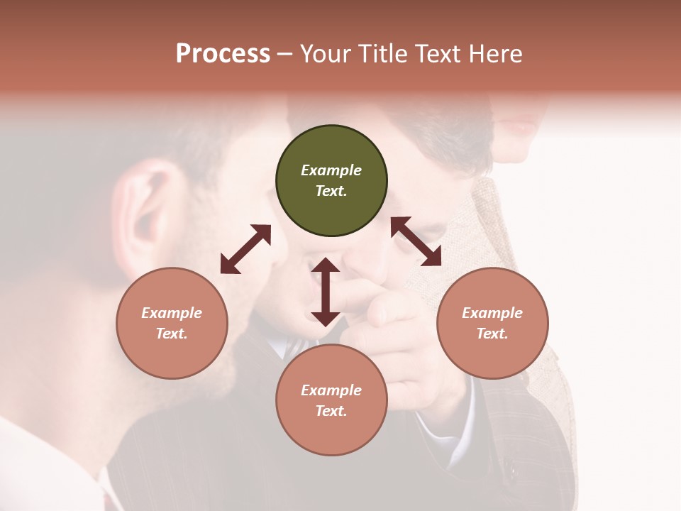 Europe Businesswoman Vogue PowerPoint Template