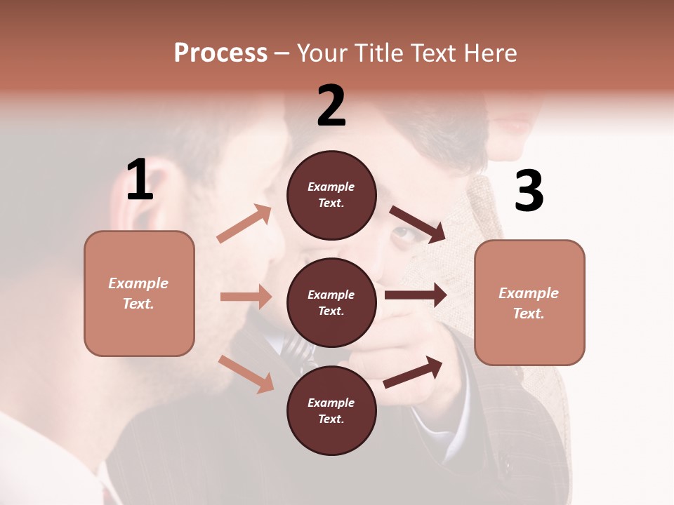 Europe Businesswoman Vogue PowerPoint Template