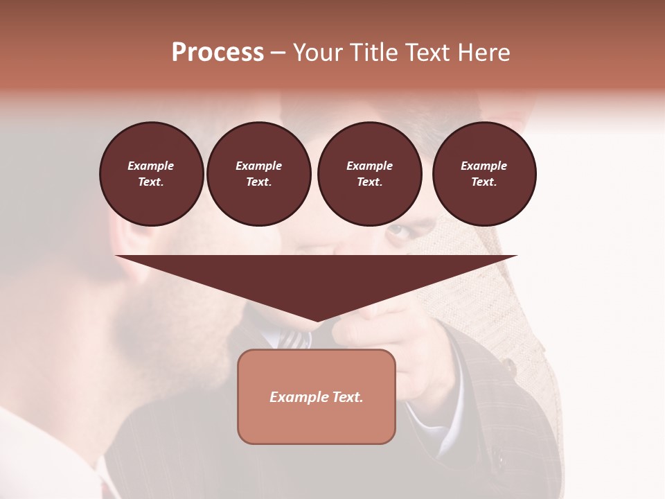 Europe Businesswoman Vogue PowerPoint Template