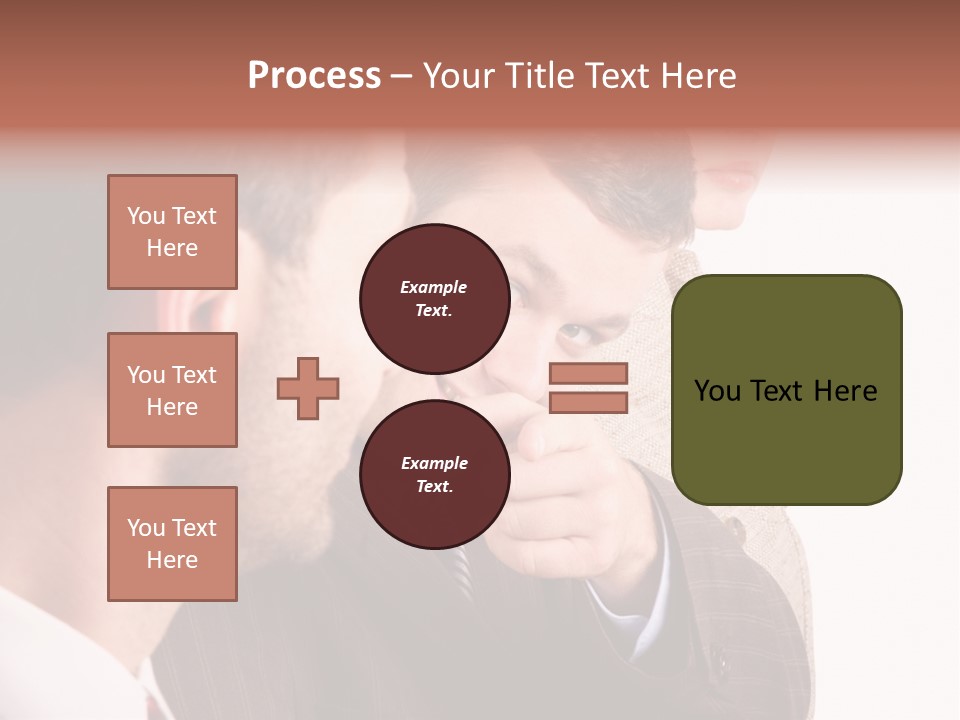 Europe Businesswoman Vogue PowerPoint Template