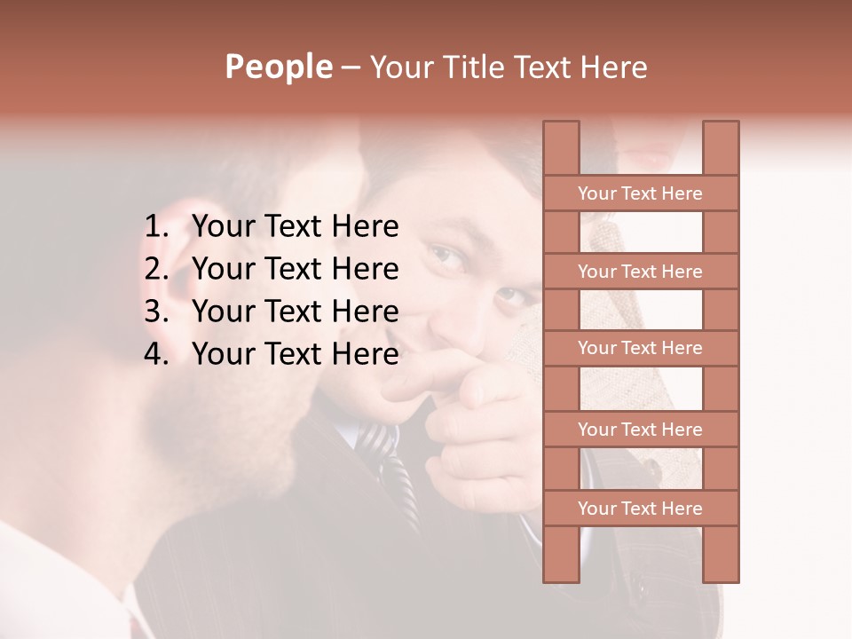 Europe Businesswoman Vogue PowerPoint Template