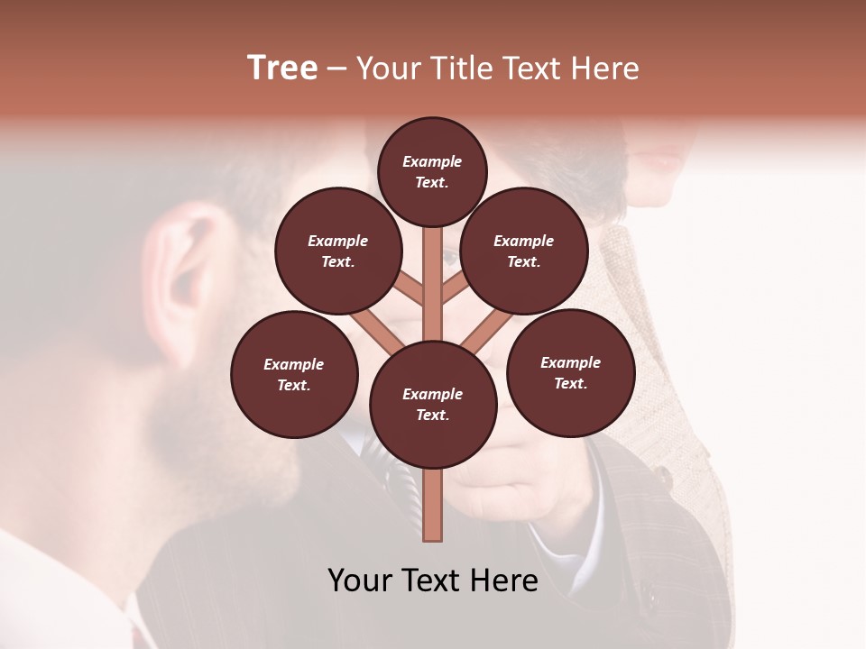 Europe Businesswoman Vogue PowerPoint Template