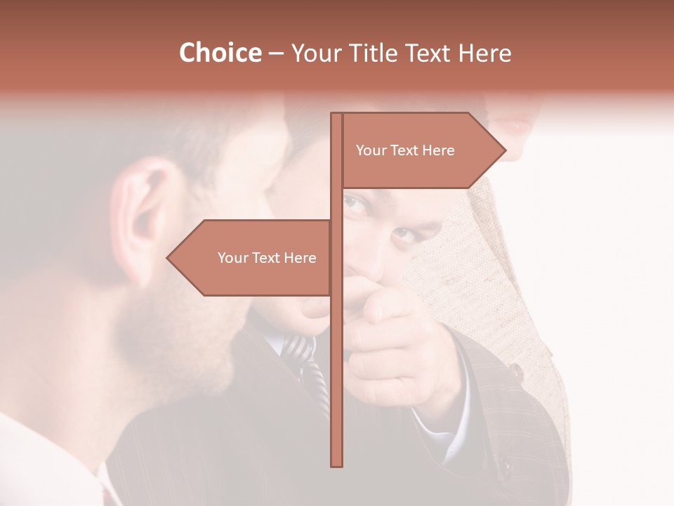 Europe Businesswoman Vogue PowerPoint Template