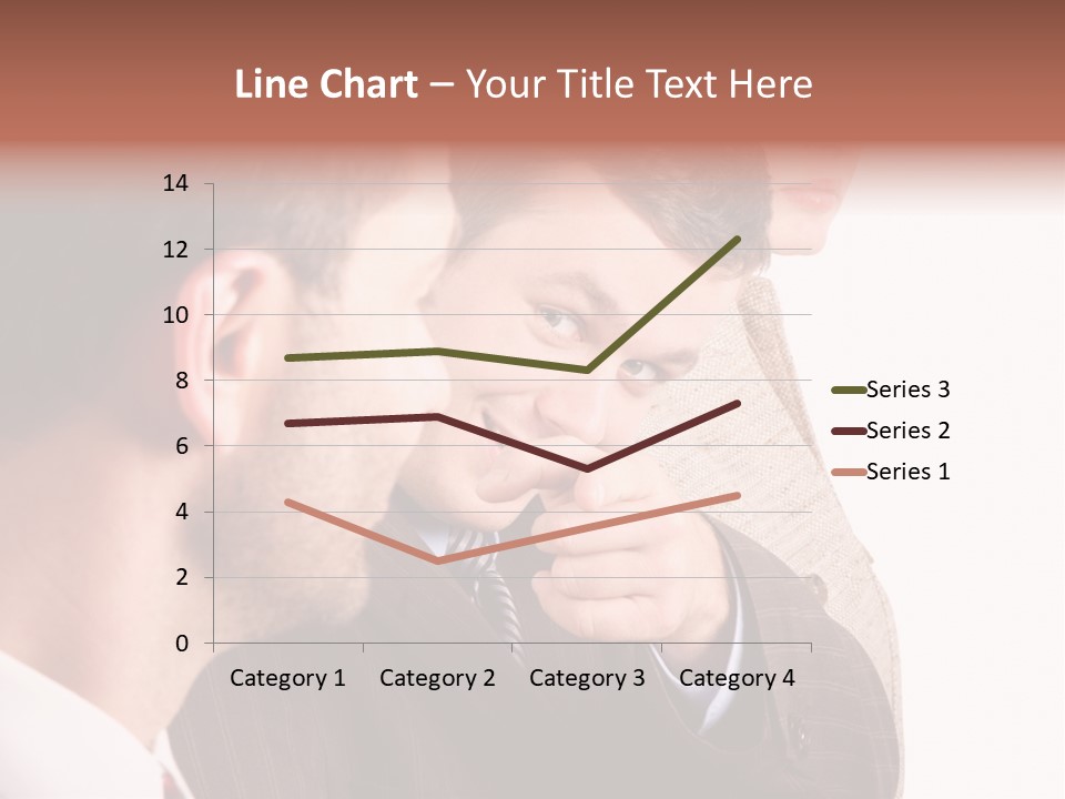 Europe Businesswoman Vogue PowerPoint Template