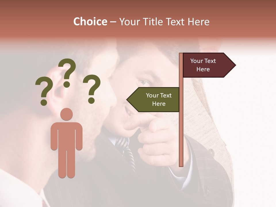 Europe Businesswoman Vogue PowerPoint Template