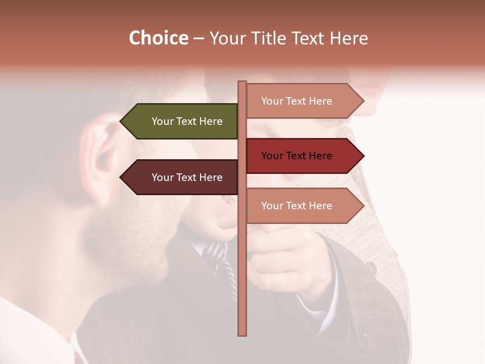 Europe Businesswoman Vogue PowerPoint Template