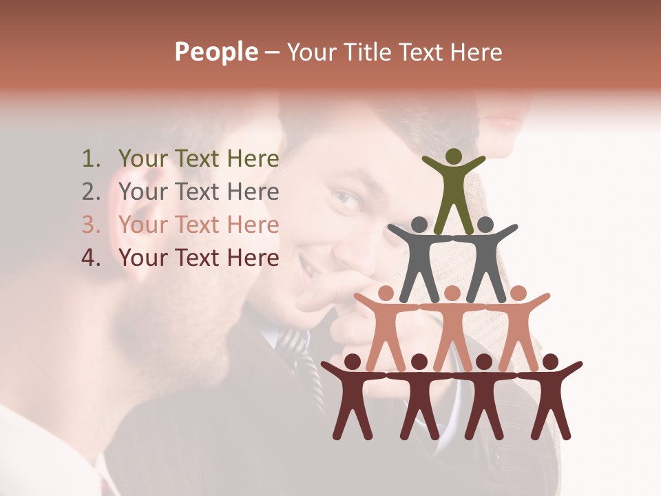 Europe Businesswoman Vogue PowerPoint Template