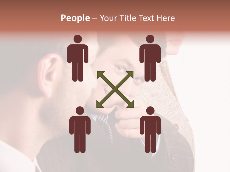 Europe Businesswoman Vogue PowerPoint Template