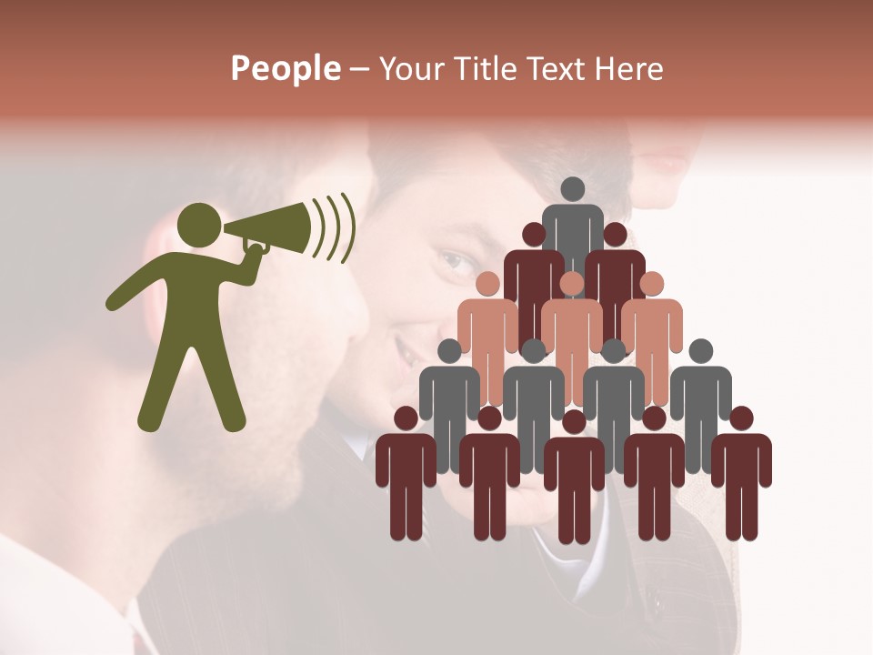 Europe Businesswoman Vogue PowerPoint Template