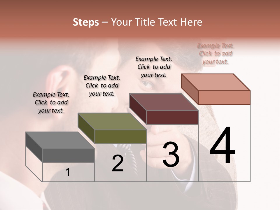 Europe Businesswoman Vogue PowerPoint Template