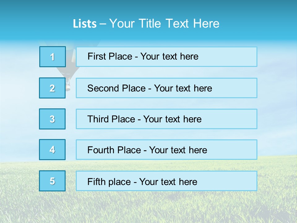 Transportation Summer Rise PowerPoint Template
