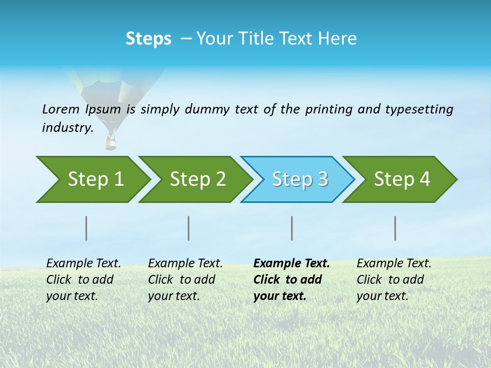 Transportation Summer Rise PowerPoint Template