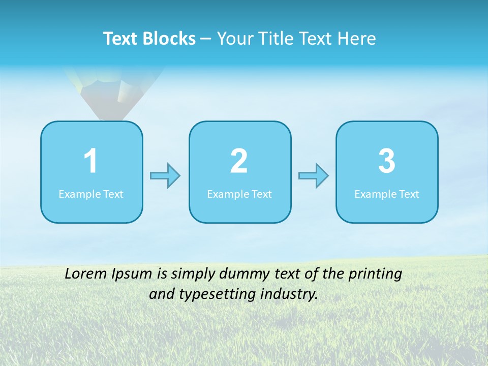 Transportation Summer Rise PowerPoint Template