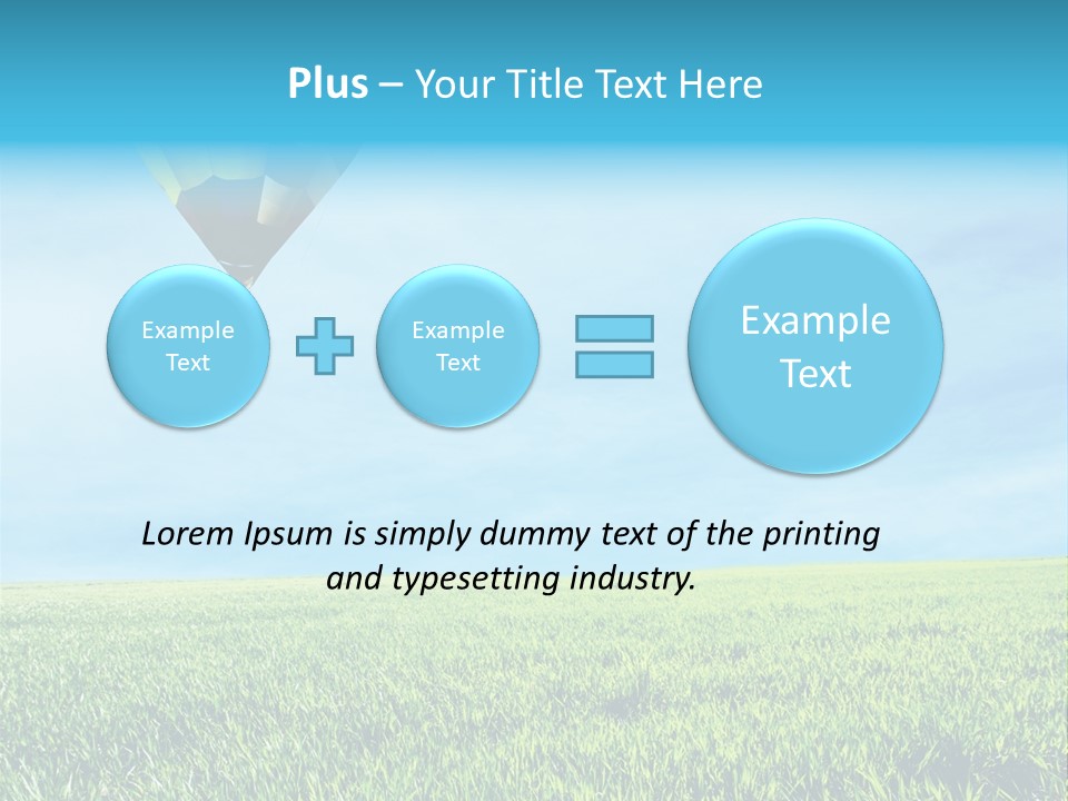 Transportation Summer Rise PowerPoint Template