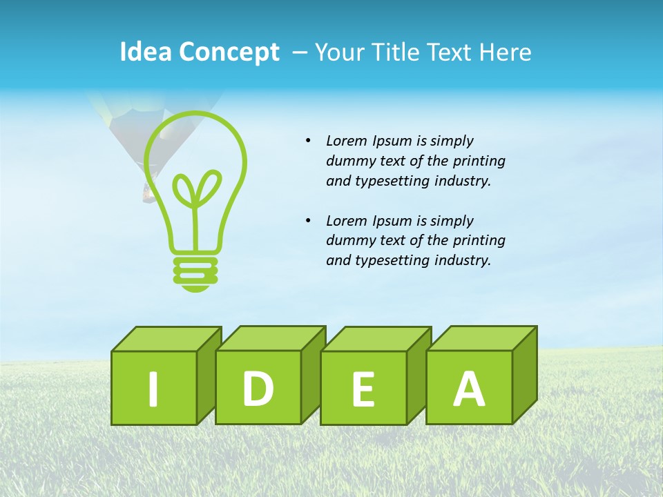 Transportation Summer Rise PowerPoint Template