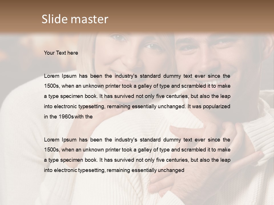 Festive Transparent Bow PowerPoint Template