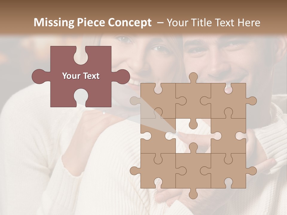 Festive Transparent Bow PowerPoint Template