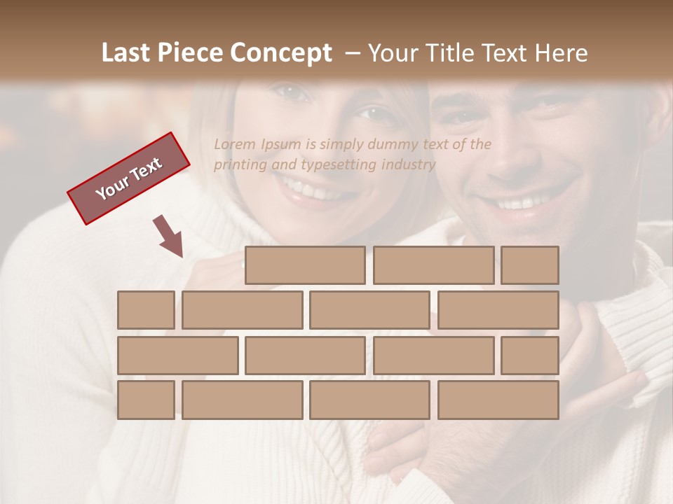 Festive Transparent Bow PowerPoint Template