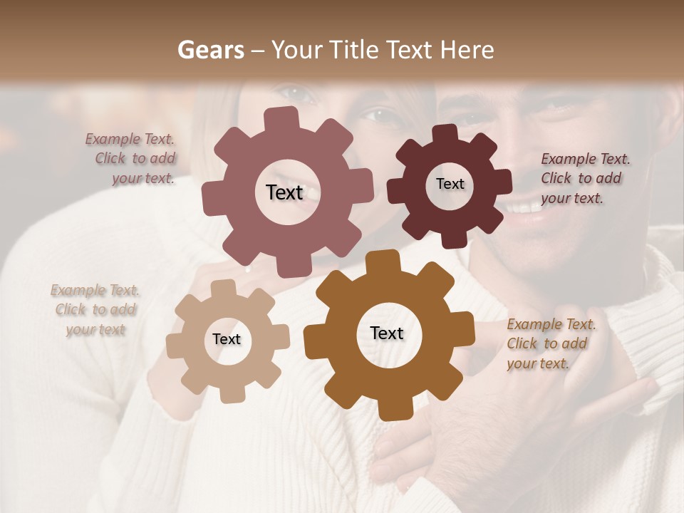 Festive Transparent Bow PowerPoint Template