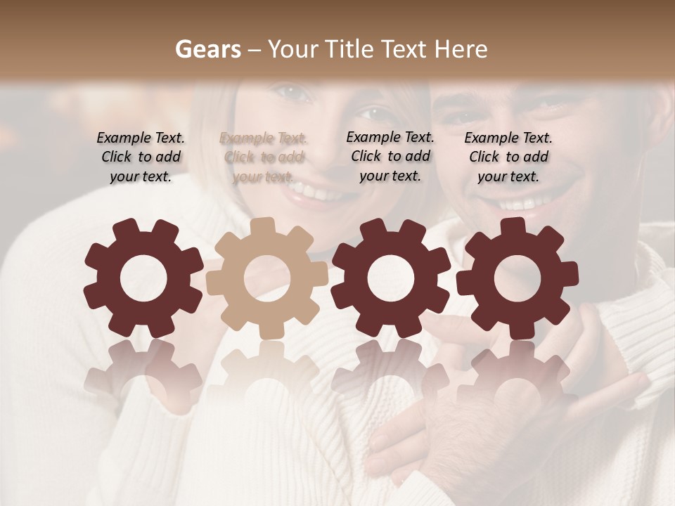 Festive Transparent Bow PowerPoint Template