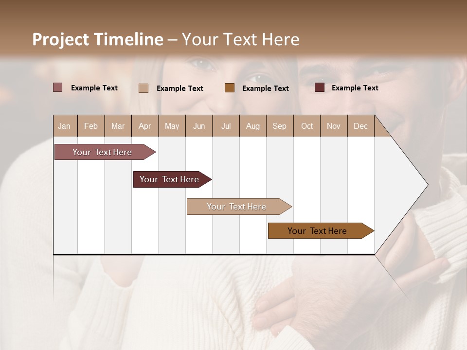 Festive Transparent Bow PowerPoint Template