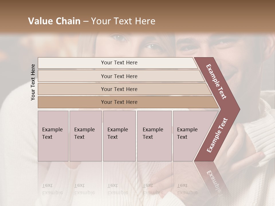 Festive Transparent Bow PowerPoint Template
