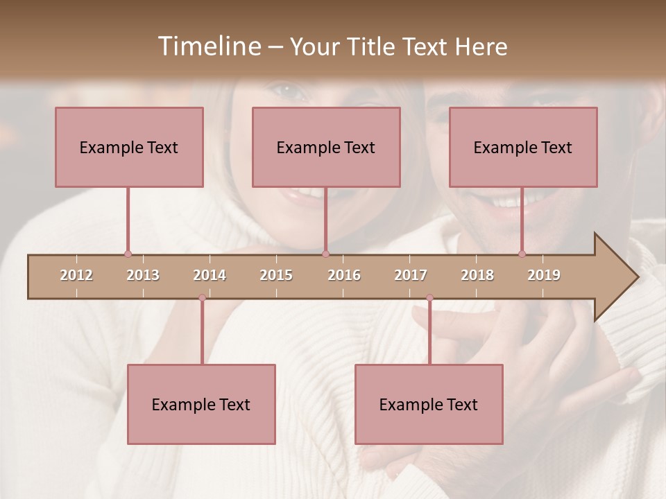 Festive Transparent Bow PowerPoint Template