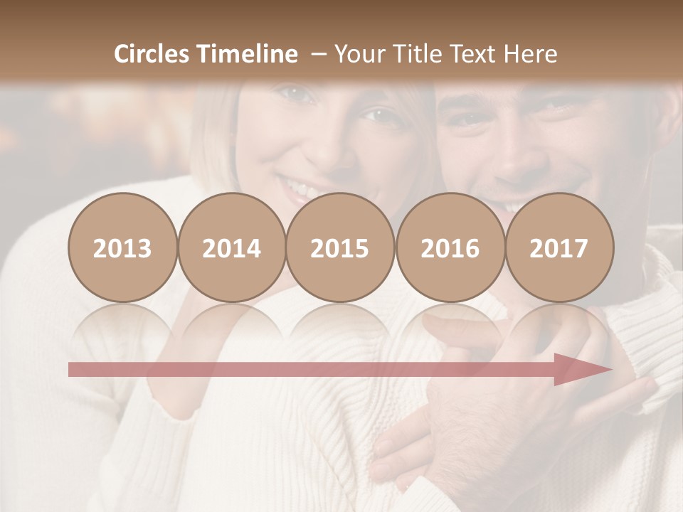 Festive Transparent Bow PowerPoint Template