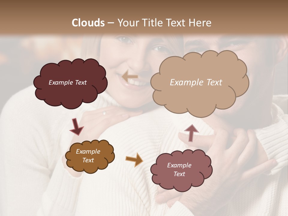 Festive Transparent Bow PowerPoint Template