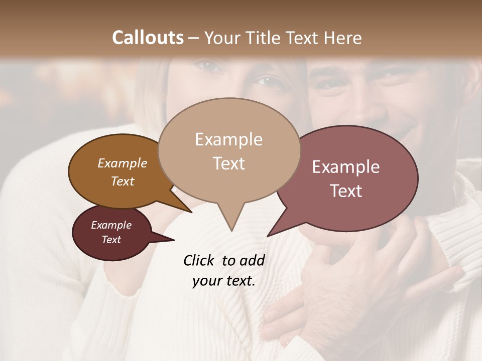 Festive Transparent Bow PowerPoint Template