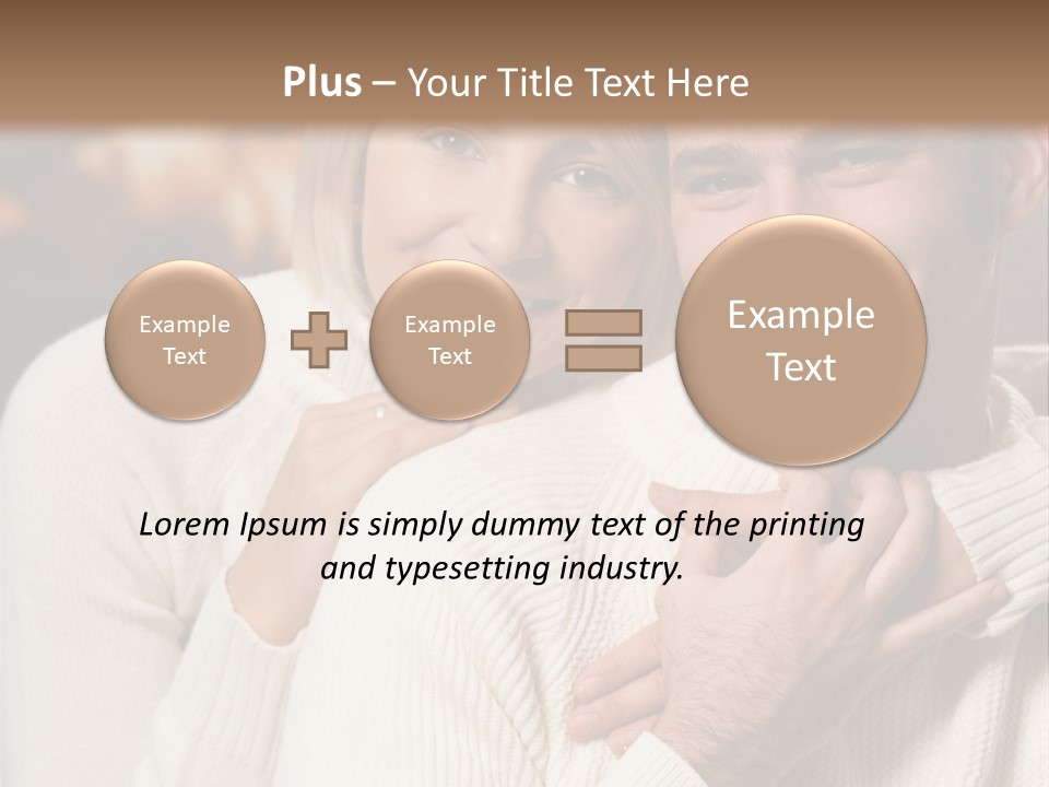 Festive Transparent Bow PowerPoint Template