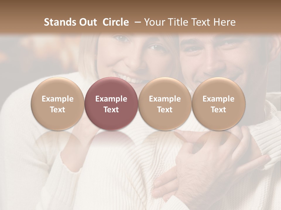 Festive Transparent Bow PowerPoint Template