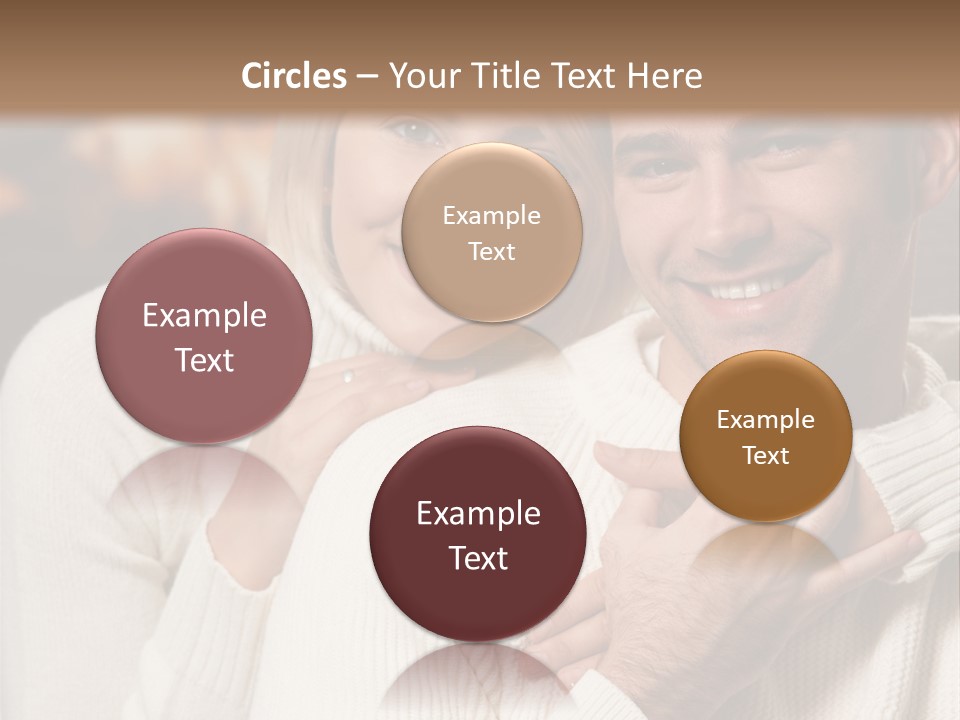 Festive Transparent Bow PowerPoint Template