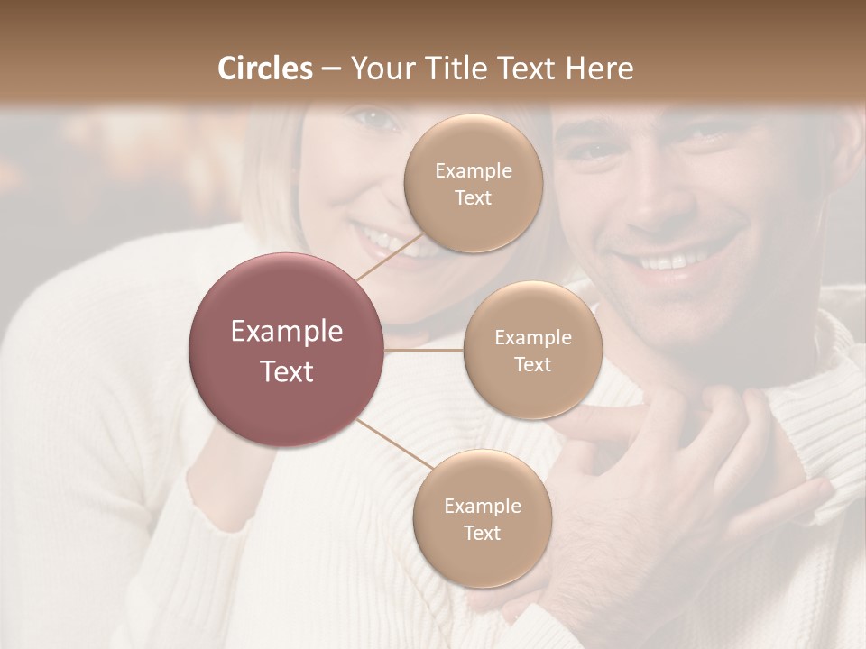 Festive Transparent Bow PowerPoint Template