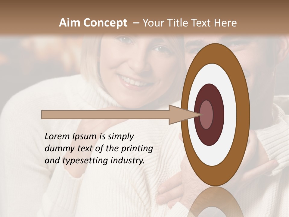 Festive Transparent Bow PowerPoint Template