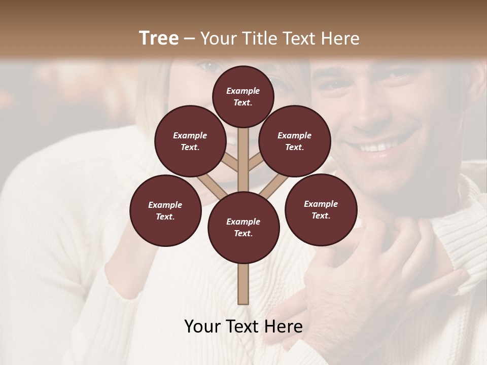 Festive Transparent Bow PowerPoint Template