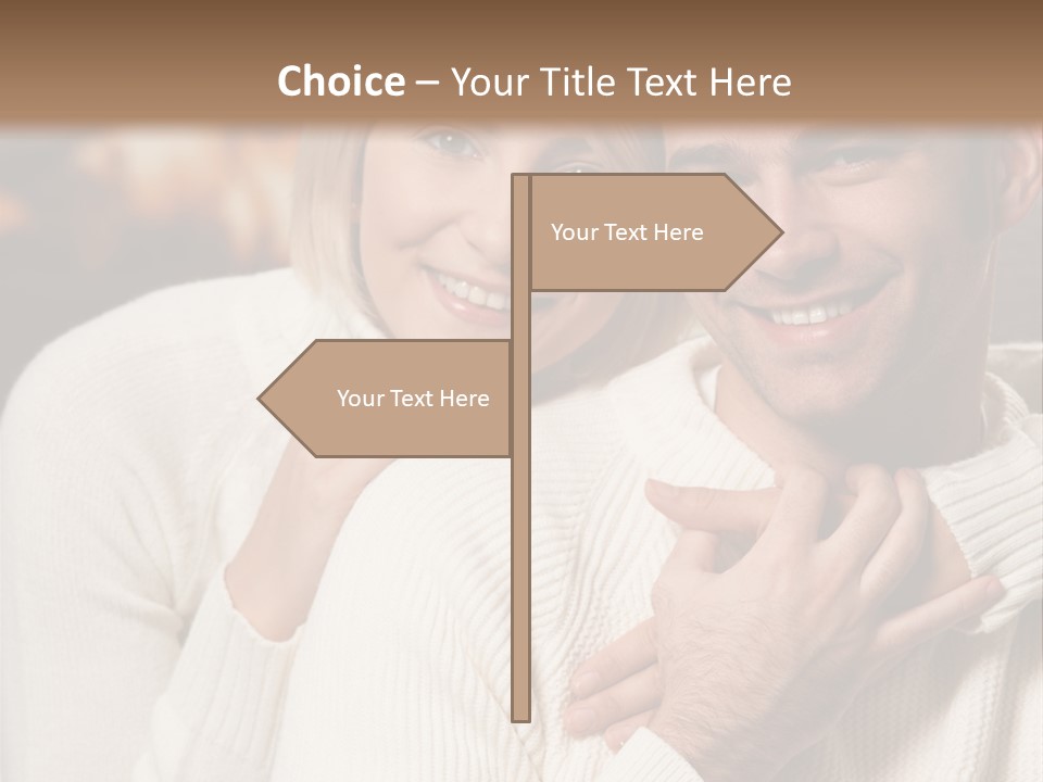 Festive Transparent Bow PowerPoint Template