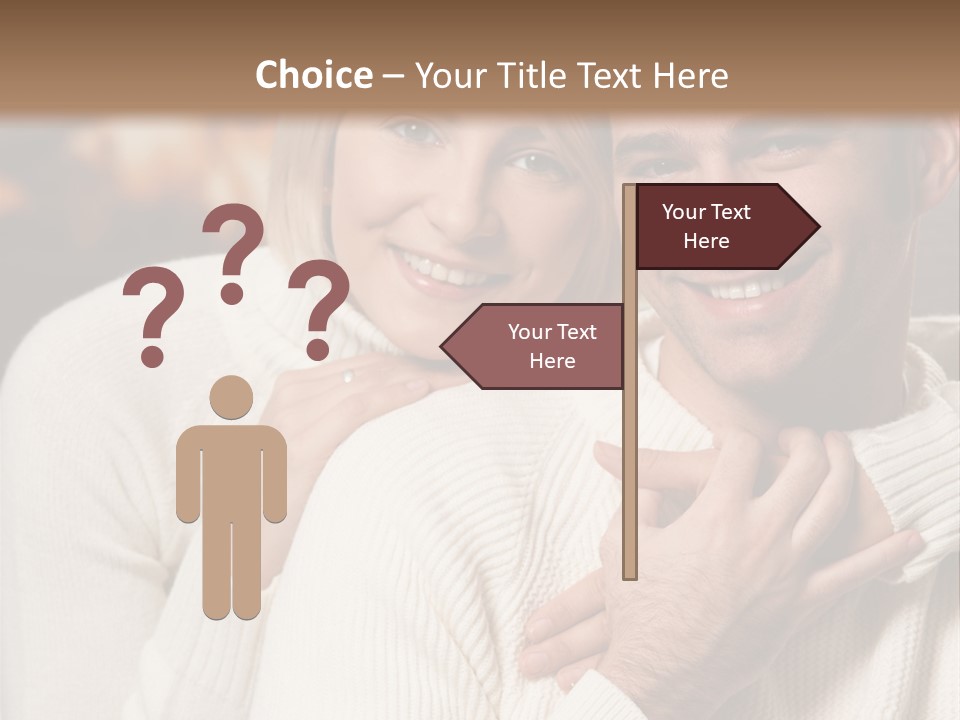 Festive Transparent Bow PowerPoint Template