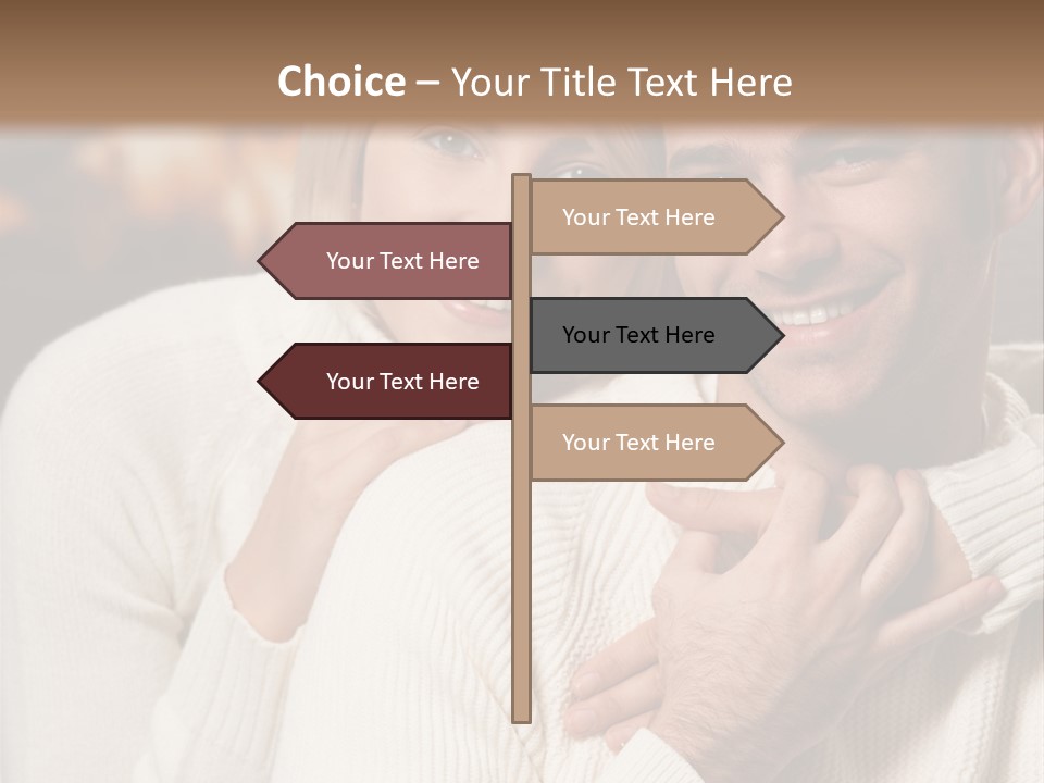 Festive Transparent Bow PowerPoint Template