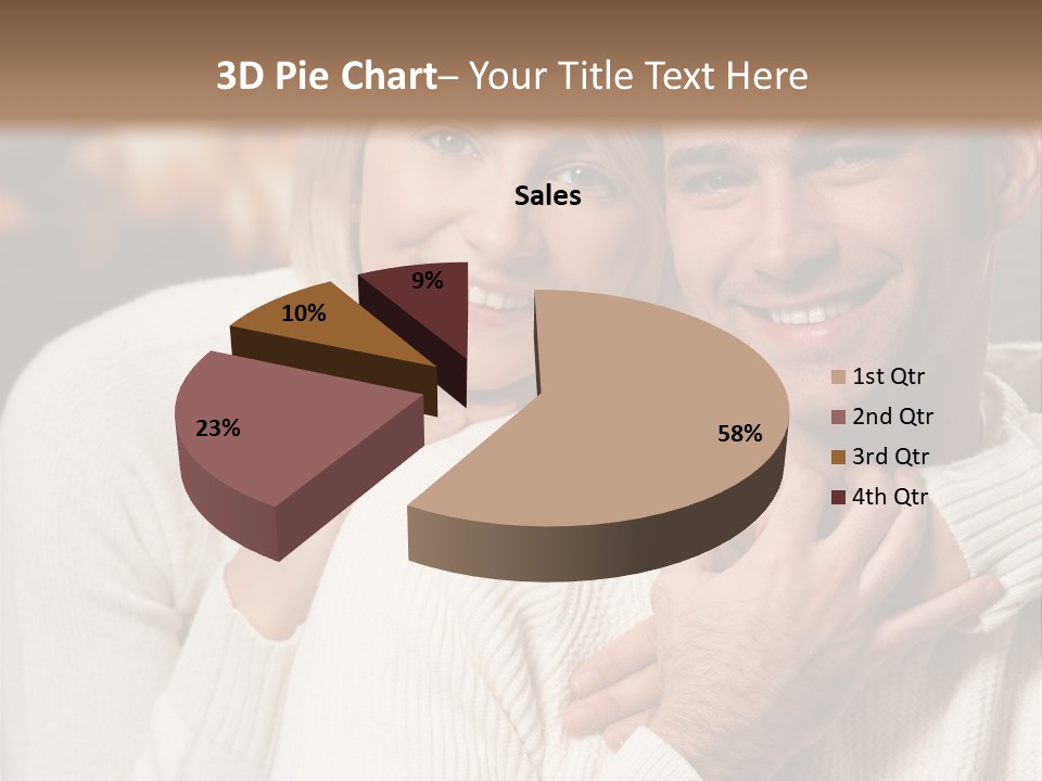 Festive Transparent Bow PowerPoint Template