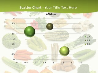 Isolated Celery Carrots PowerPoint Template