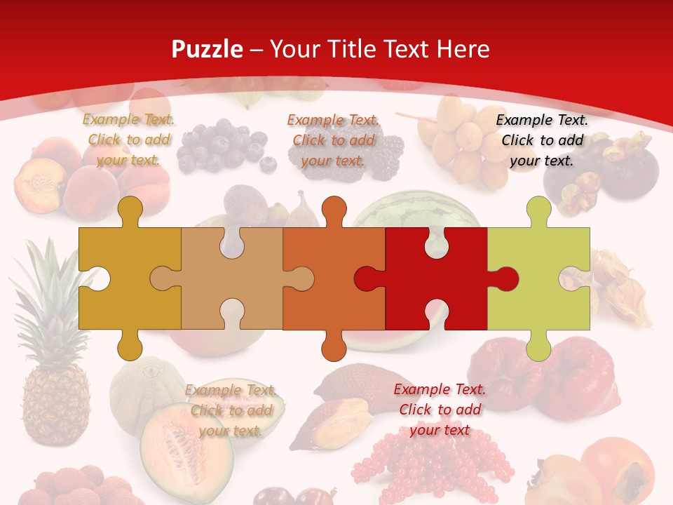 Natural Vitality Cut PowerPoint Template