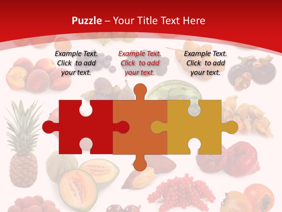 Natural Vitality Cut PowerPoint Template