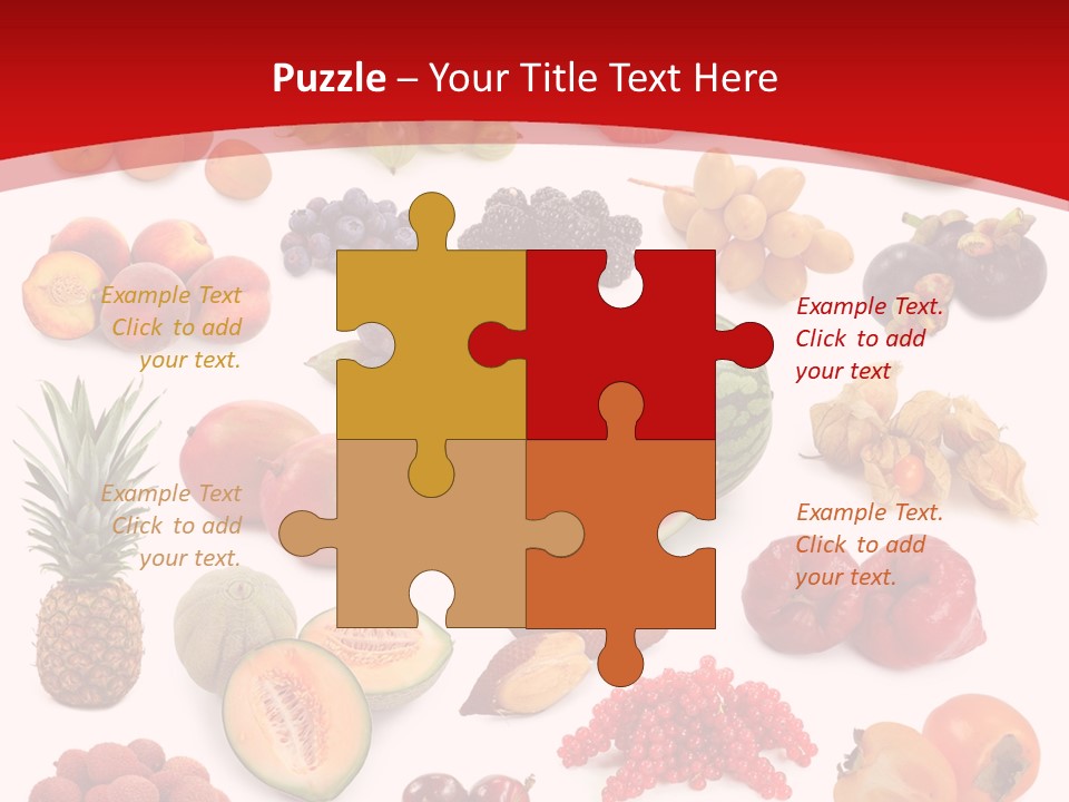 Natural Vitality Cut PowerPoint Template