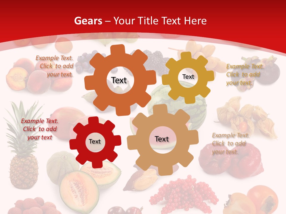 Natural Vitality Cut PowerPoint Template