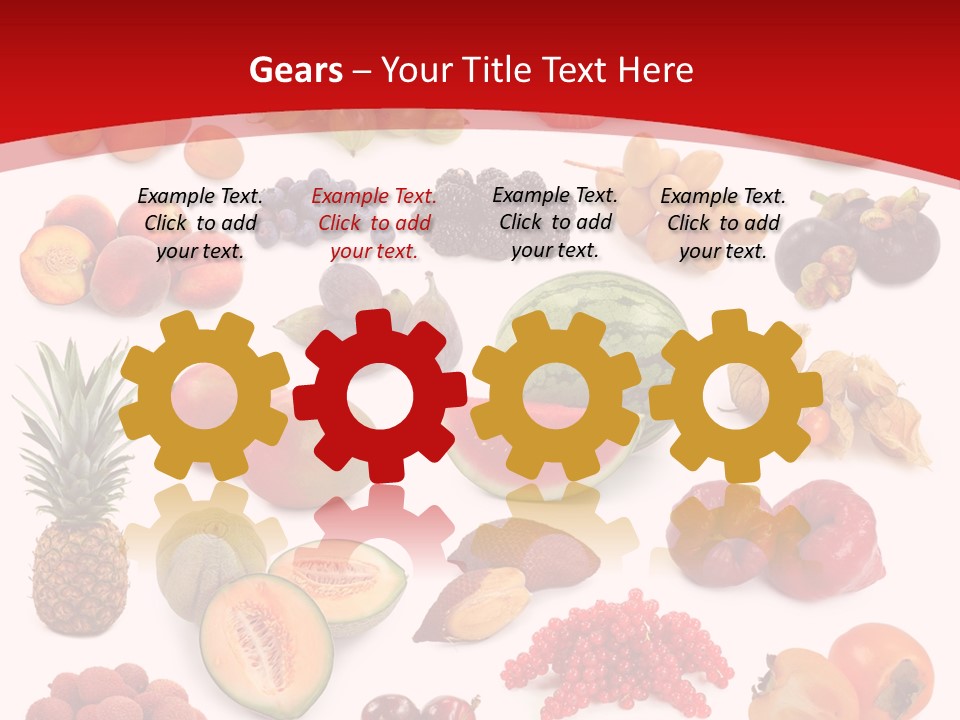 Natural Vitality Cut PowerPoint Template