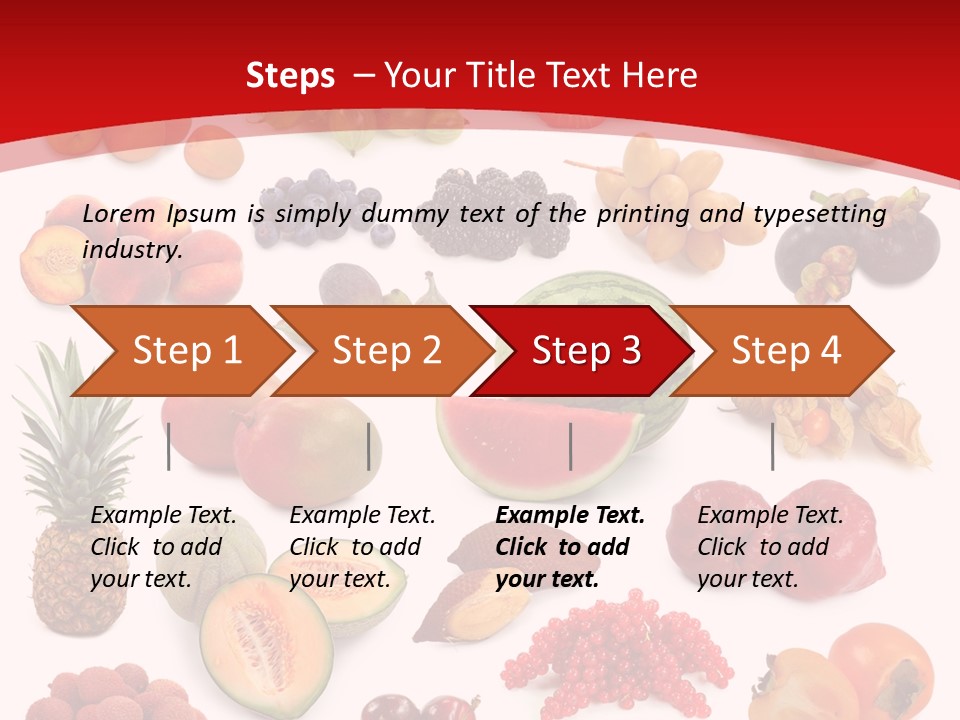 Natural Vitality Cut PowerPoint Template