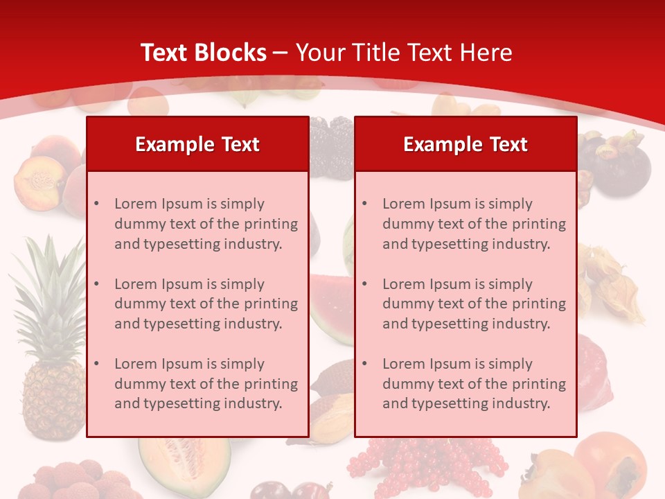 Natural Vitality Cut PowerPoint Template