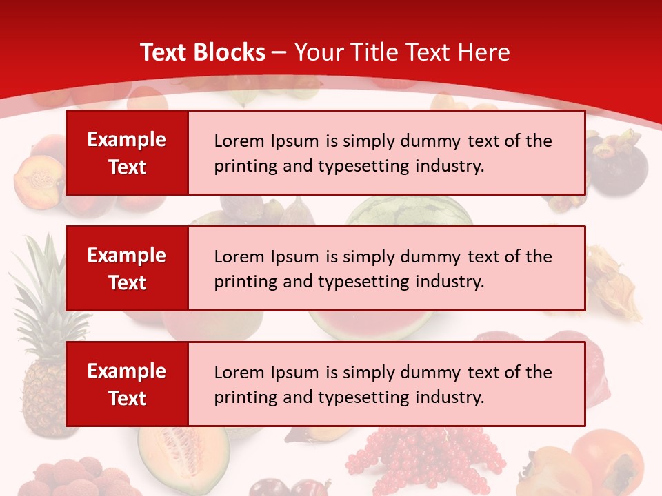 Natural Vitality Cut PowerPoint Template