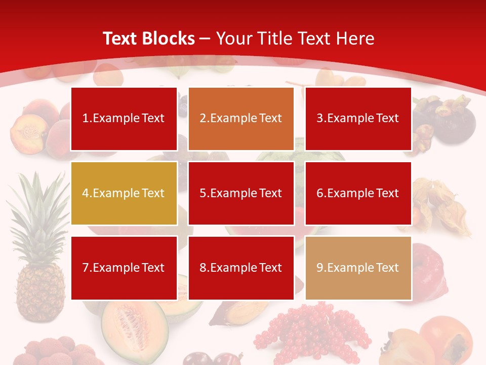 Natural Vitality Cut PowerPoint Template